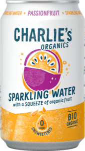Charlie's Org. sp. passionfruit bio blik 12x33 cl