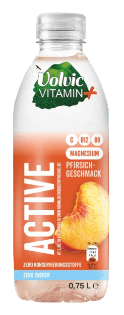 Volvic Vitamine+ Peach 6x75cl RPET