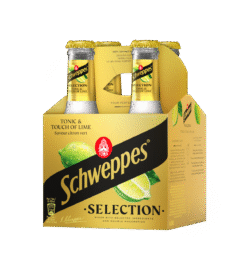 Schweppes SEL. Tonic&Touch of lime 6x4x20 cl tray