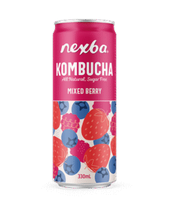 Nexba Mixed Berry Kombucha slim can 12x33 cl NEW