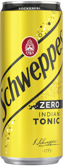 Schweppes Indian Tonic Zero 3x8x33 cl blik