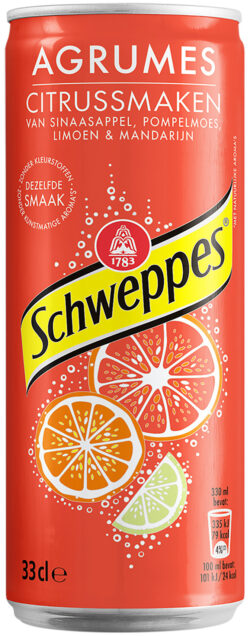 Schweppes Agrum 4x6x33 cl blik