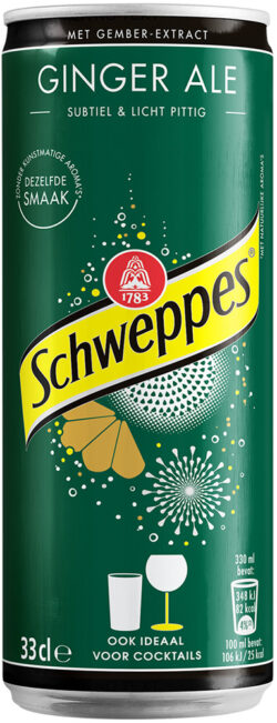 Schweppes Ginger Ale 4x6x33 cl blik