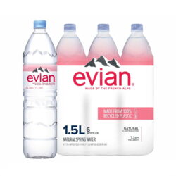 Evian 6x1,5 liter PET NEW