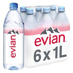 Evian 6x1 ltr 100% RPET