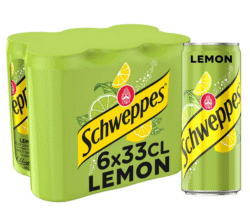 Schweppes Lemon 4x6x33 cl blik